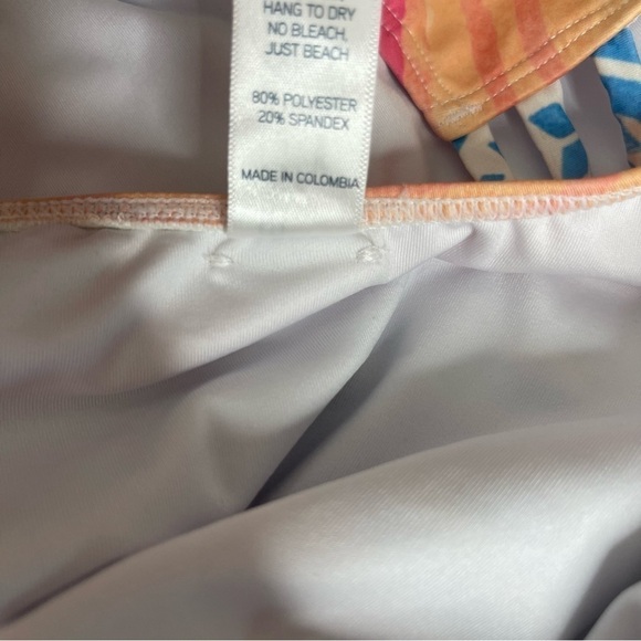 Kenny Flowers The Palmilla Stripe One Piece Open Side Swimsuit Size S NWT - Picture 9 of 10